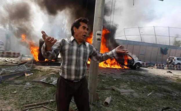 זירת הפיגוע בקאבול, היום