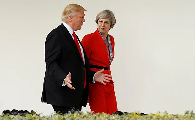 טראמפ ומיי. גרמניה כבר לא סומכת עליהם