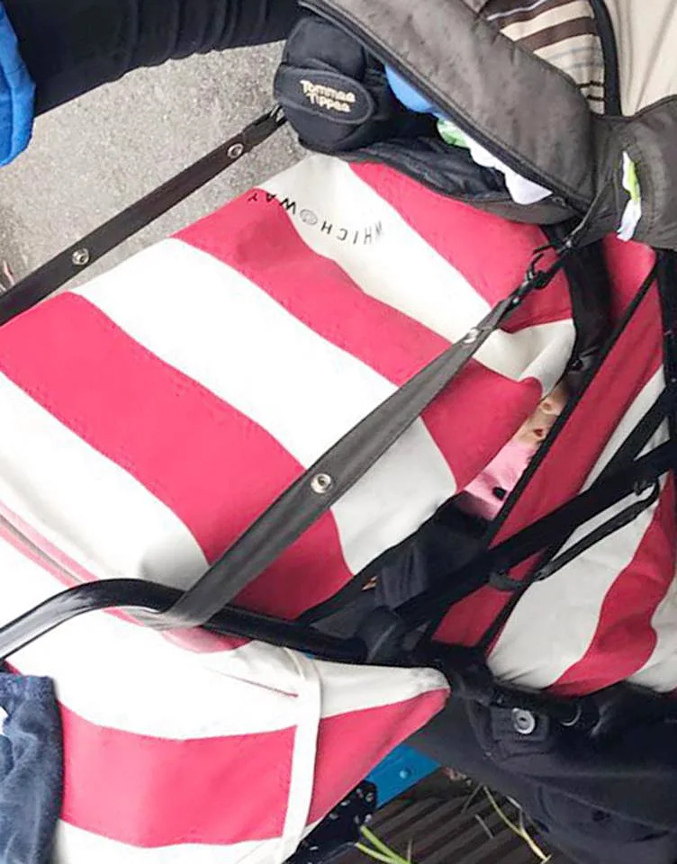 התינוקת בעגלה