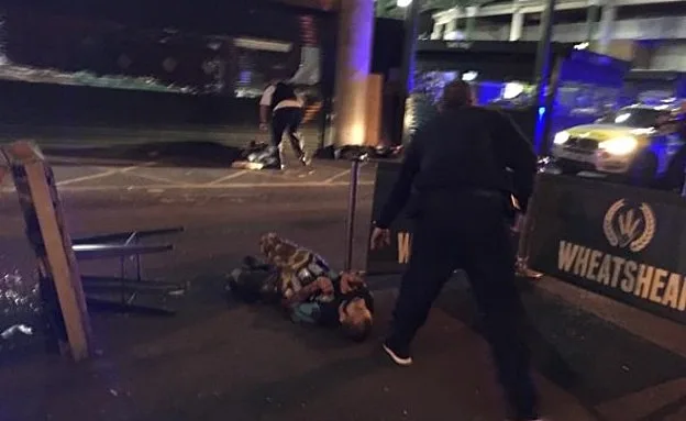 גופות שניים מהמחבלים (מהטוויטר)