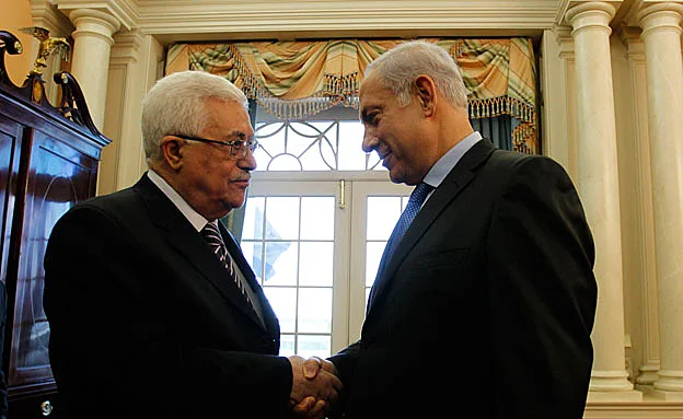 הכל תלוי בהם. נתניהו ואבו מאזן