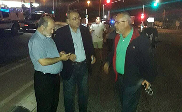 ח''כים מהרשימה המשותפת בכפר קאסם