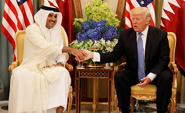 טראמפ ואמיר קטאר, ארכיון (רויטרס)