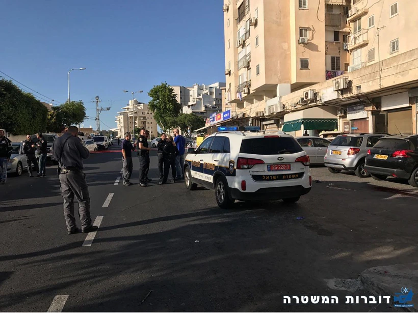 זירת האירוע באשדוד