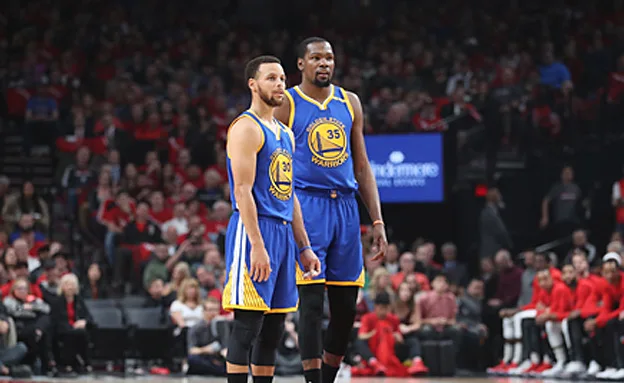 קווין דוראנט וסטף קארי מגולדן סטייס