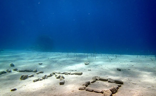 הכתובת שאותרה בקרקעית