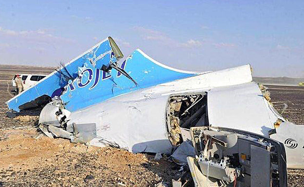 חלקי המטוס הרוסי שהתרסק בסיני, אוקטובר 2 (רויטרס)