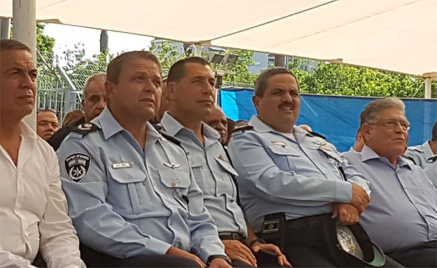 צמרת המשטרה בטקס