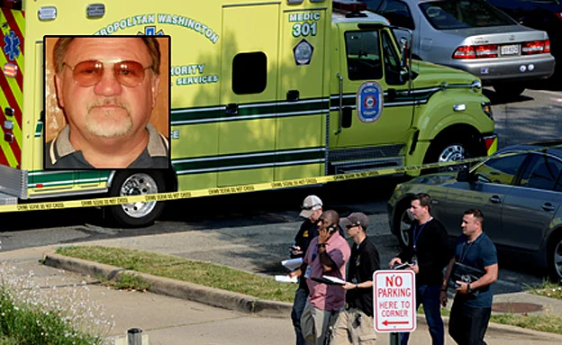 זירת הירי, והחשוד (אתמול)