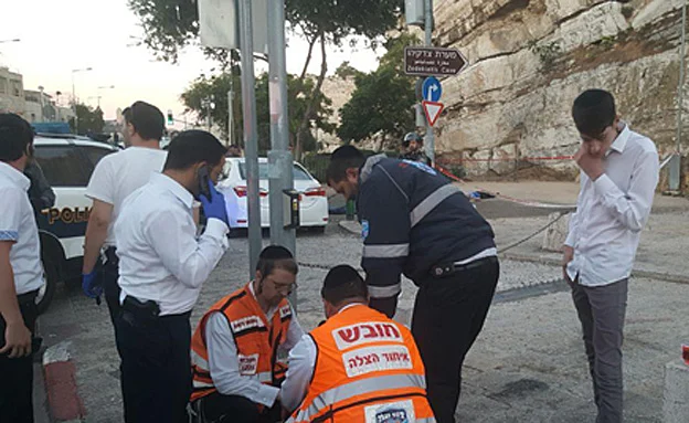 שוטרת מג''ב נפצעה אנוש בפיגוע הדקירה