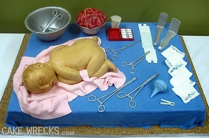 10 עוגות מחרידות להולדת תינוק
