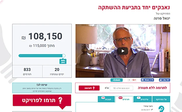 עמוד הפרוייקט