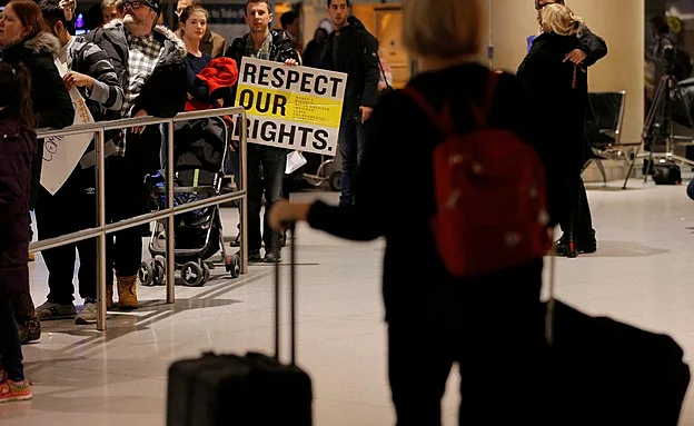 הפגנות נגד הצו של טראמפ