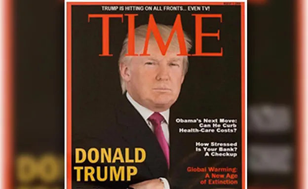 תמונות השער המזוייפות של טראמפ