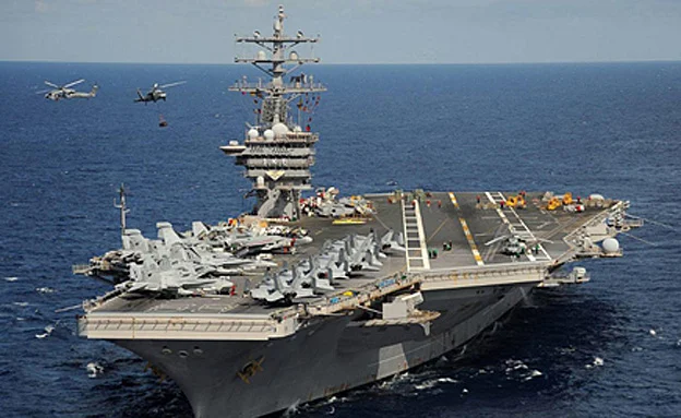 נושאת המטוסים העצומה תגיע לישראל