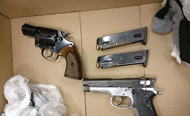 כלי הנשק שנגנבו (דוברות המשטרה)