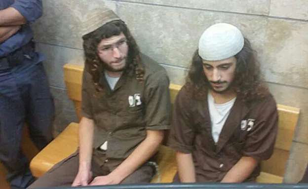 הנאשמים בהצתה בבית המשפט (יעקב הרשקוביץ, חדשות 2)