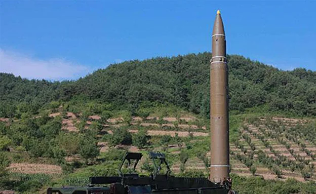 הטיל הצפון קוריאני. אתמול