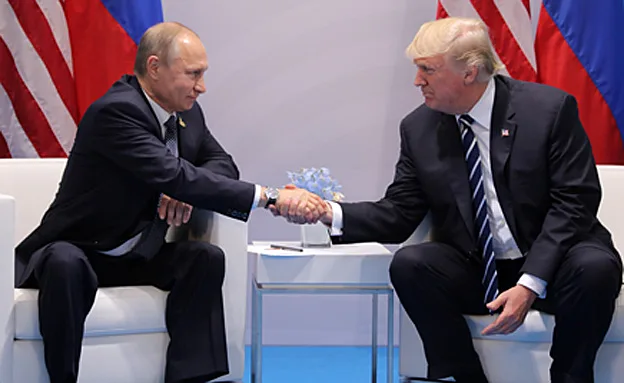 הנשיא טראמפ ופוטין (רויטרס)