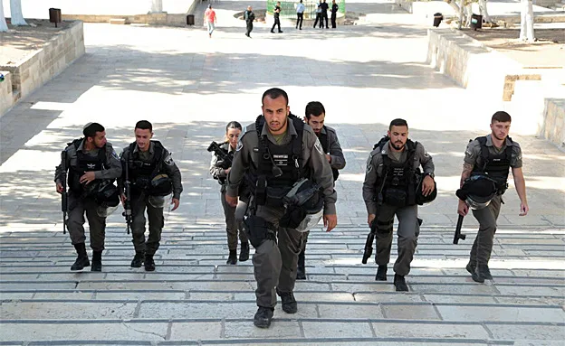 תגבור כוחות בזירת הפיגוע (משטרה)