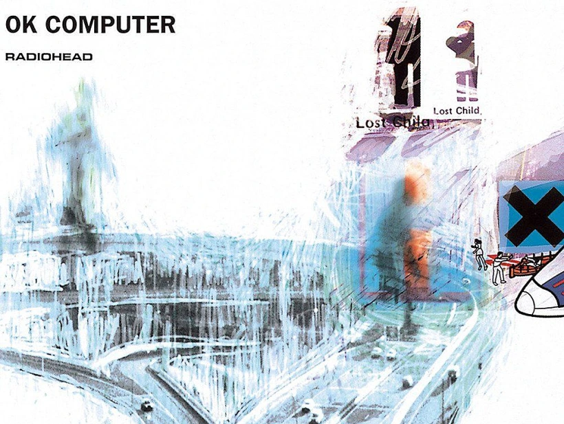 עטיפת האלבום השלישי ok computer
