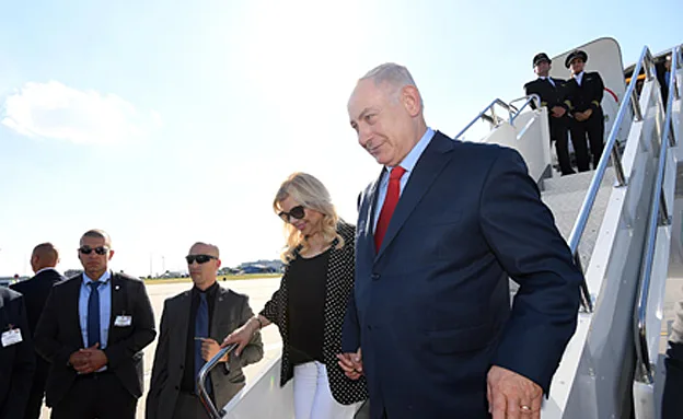 משדר עסקים כרגיל. נתניהו (חיים צח / לע''מ)