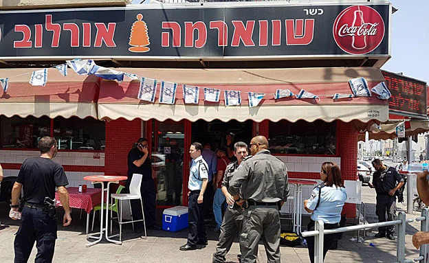 זירת הפיגוע