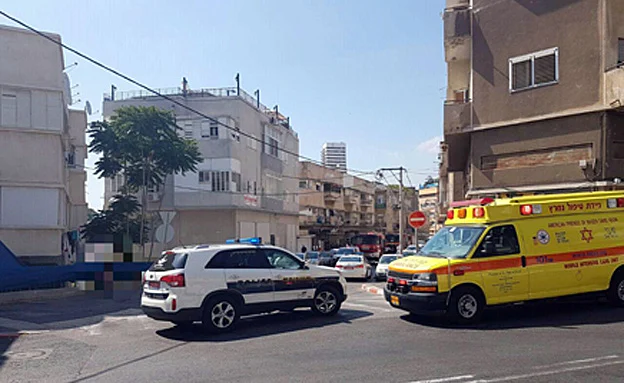 זירת האירוע בחיפה