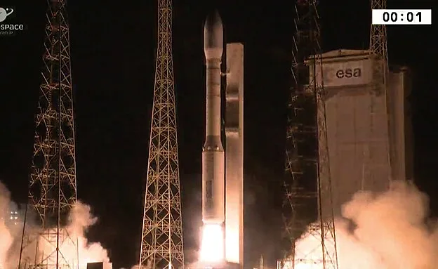 רגע השיגור של הלווין