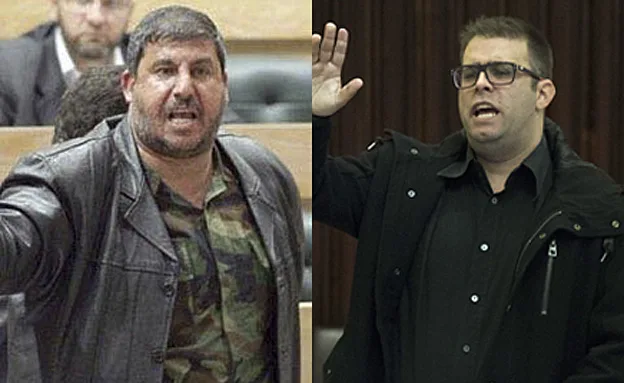 העימות ייאלץ להידחות. חזן ואל-סעוד (פייסבוק פלאש 90 Yonatan Sindel)