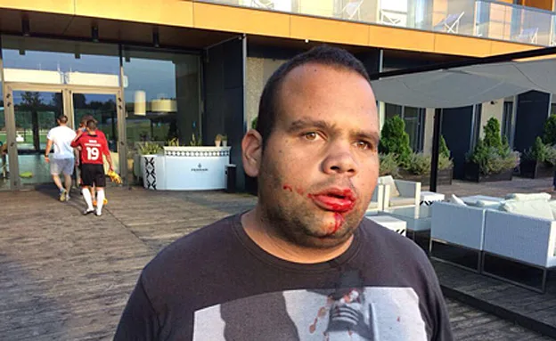 איש המשק עוז בצון שפונה לביה''ח