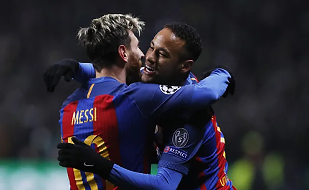 ניימאר ומסי בימים יפים יותר