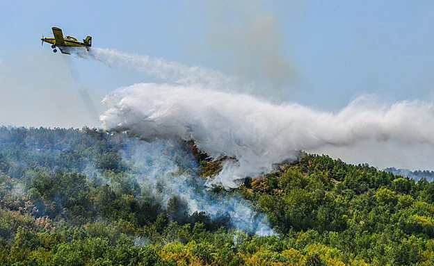 צפו: פעילות טייסת הכיבוי במקדוניה