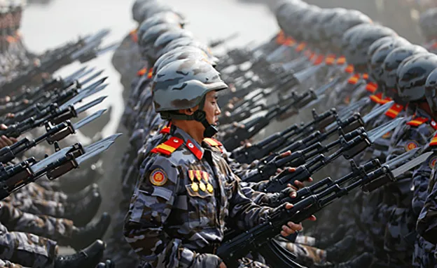 ''מחכים לפקודה לתקוף''. צבא צפון קוריאה