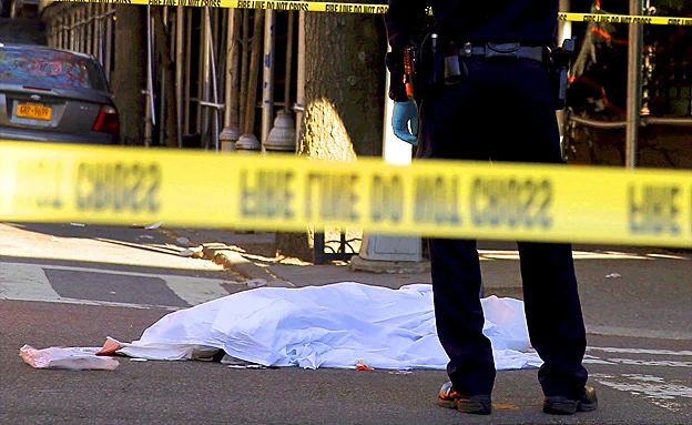 זירת רצח בניו יורק, ארכיון (רויטרס)