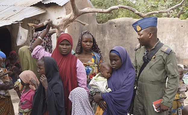 חלק מהבנות ששוחררו (רויטרס)