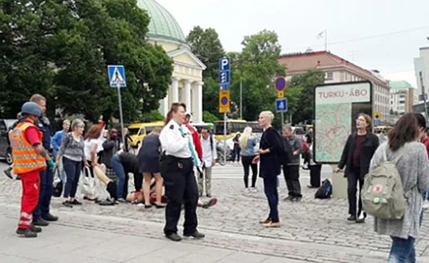 זירת הדקירה (CNN)