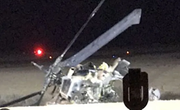 זירת ההתרסקות ברמון