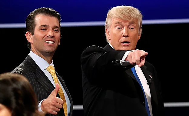 טראמפ ובנו (פוקס רויטרסניוז)