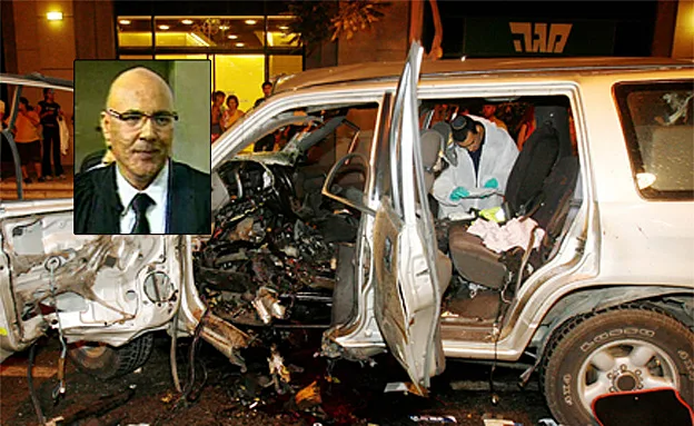 זירת הרצח ועו''ד חכם (Roni Schutzer/Flash90, חדשות 2)