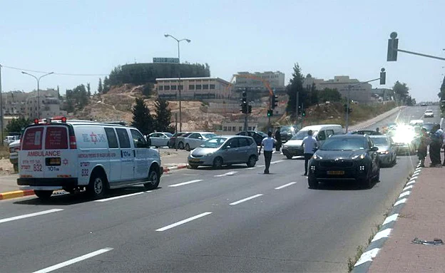 זירת התאונה, היום (מד''א)