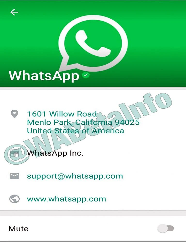 פרופיל עסקי בווטסאפ