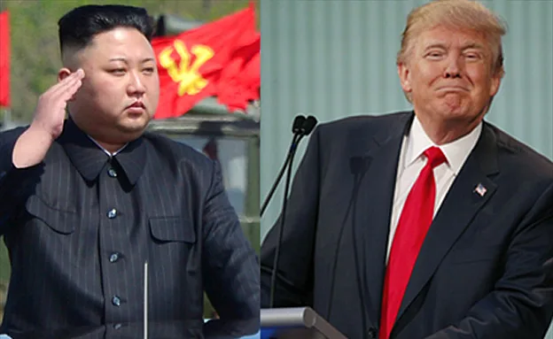 ''כל האופציות על השולחן'', טראמפ וקים (רויטרס)