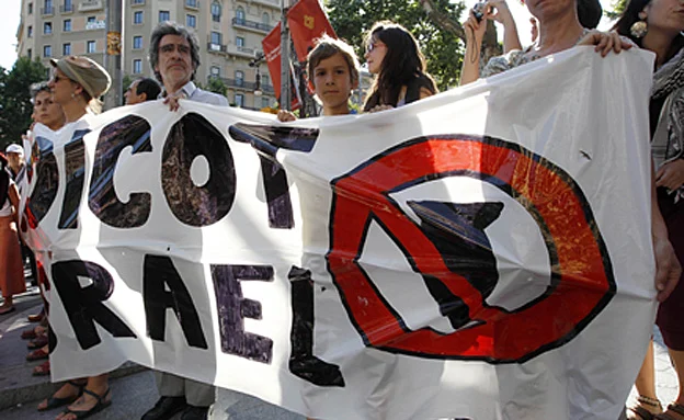 הפגנת תמיכה בחרם על ישראל, ארכיון (רויטרס)