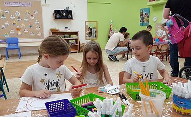 תלמידים בבי''ס ברמת גן, הבוקר