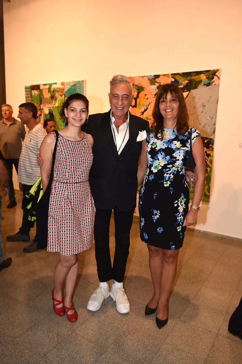 ציפי לנדאו,רוני פורר ויעל לנדאו. צילום: אלעד גוטמן