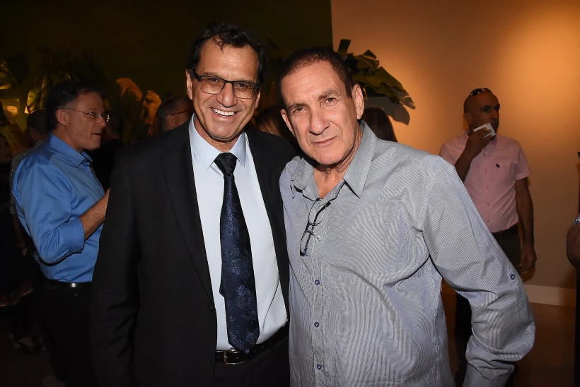 יפתח רון טל ומנשה זילכה. צילום: אביב חופי