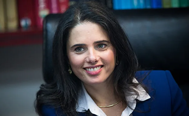 השרה שקד. ''משילות ומקצועיות לא סותרות'' (יונתן זינדל פלאש 90)