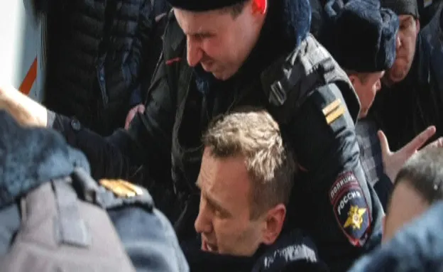 מעצרו של נוואלני בשבוע שעבר