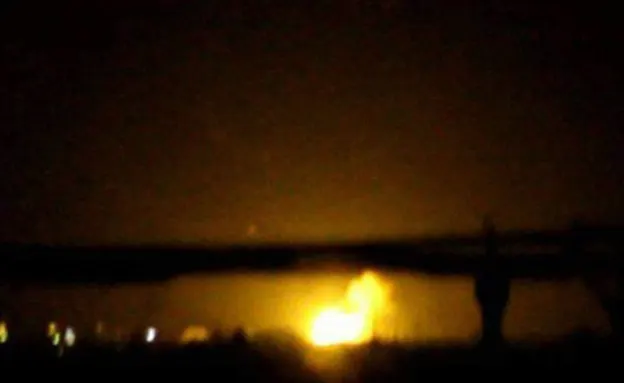 צילומי התקיפה בדמשק